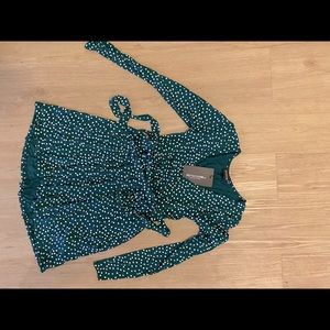 Pretty little thing wrap tea dress